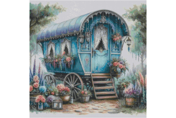 Caravan Cross Stitch Patterns for Etsy Sellers