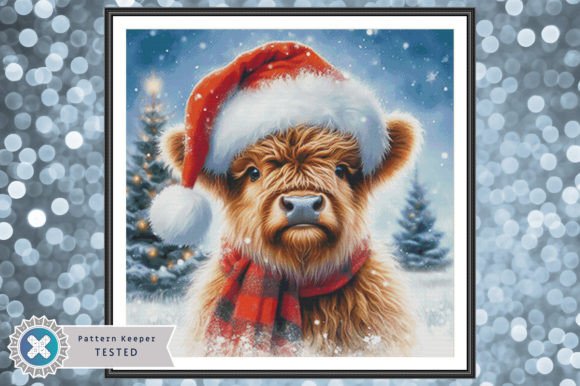 Christmas Highland Cow Cross Stitch PDF Review
