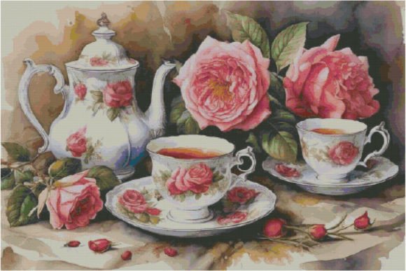 Counted Cross Stitch Patterns Tea Party Review