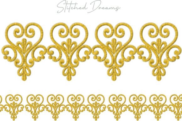 Enchanting Borders for Holiday Embroidery Projects