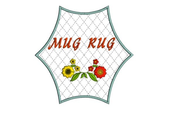 Floral Mug Rug: Adapting for Apparel