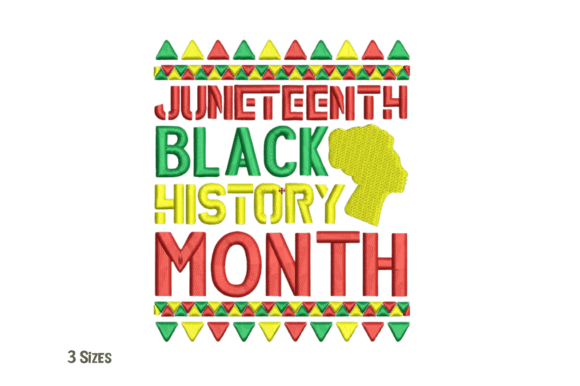 Juneteenth Black History Embroidery Review