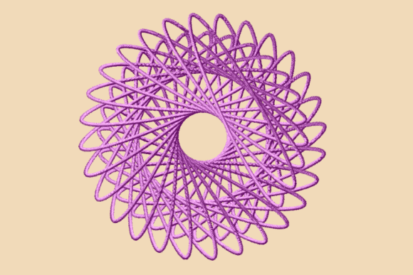 Purple Mandala Satin: Elegant Embroidery Review
