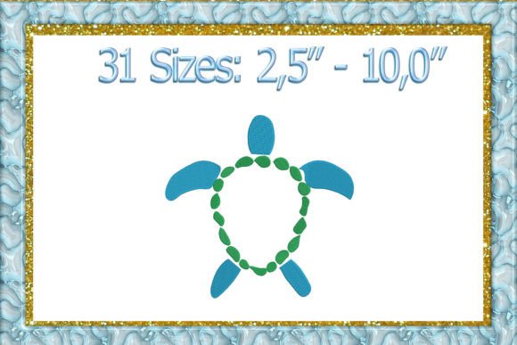 Turtle Monogram Frame: A Seasonal Embroidery Review